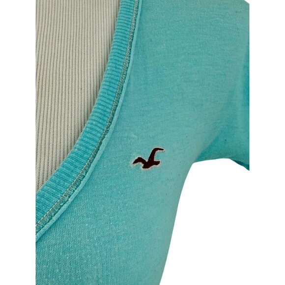 Vtg Y2K Hollister Babydoll Top | Coquette Grunge Fairy Soft Girl Alt 90s Coastal - Picture 4 of 16